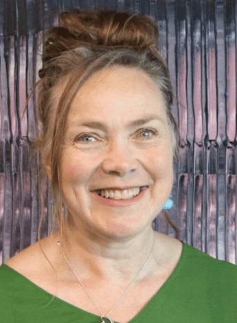 The photo is of disability physiotherapist and researcher Carlee Holmes